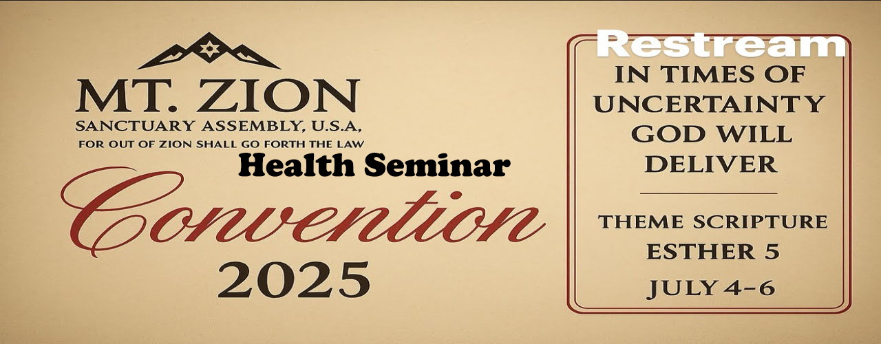 Convention 2025 Health Seminar