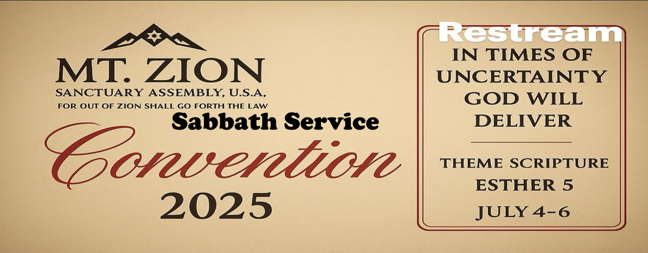 Convention 2025 Sabbath Service