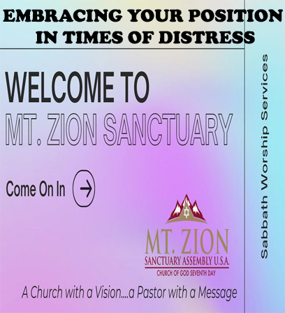 Bro. Bill: Embracing Your Position In Times of Distress