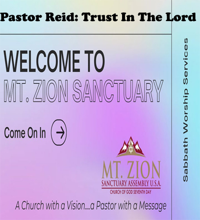 Pastor Linval Reid: Trust In The Lord!