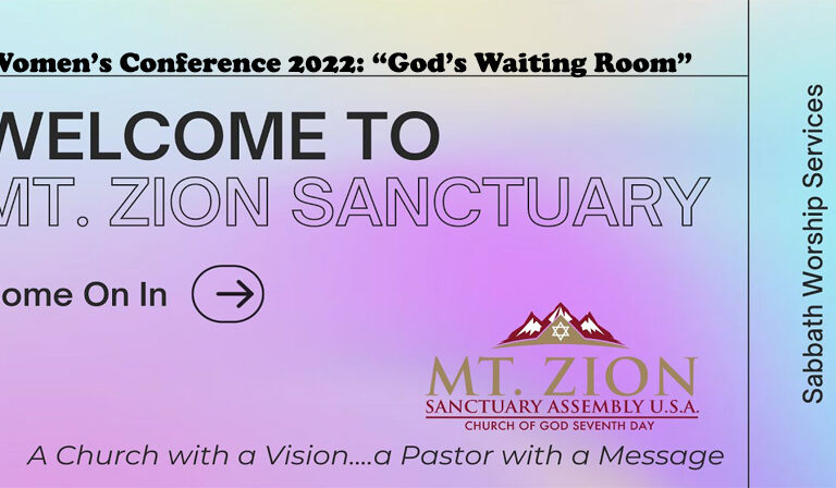 Women's Conference 2022: "God's Waiting Room"